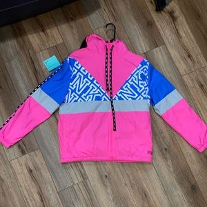 Victoria secrets/pink neon zip up jacket